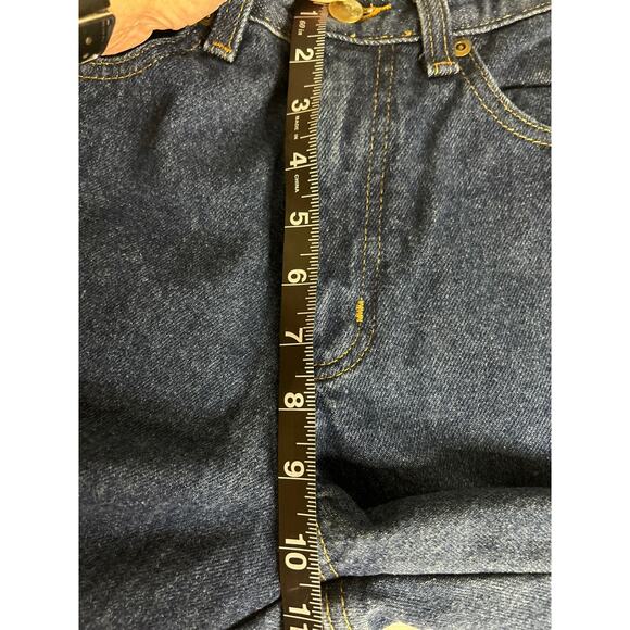 Vintage L.L. Bean Flannel Lined Relaxed Fit Jeans Women's Size 4 Tall - Picture 13 of 13